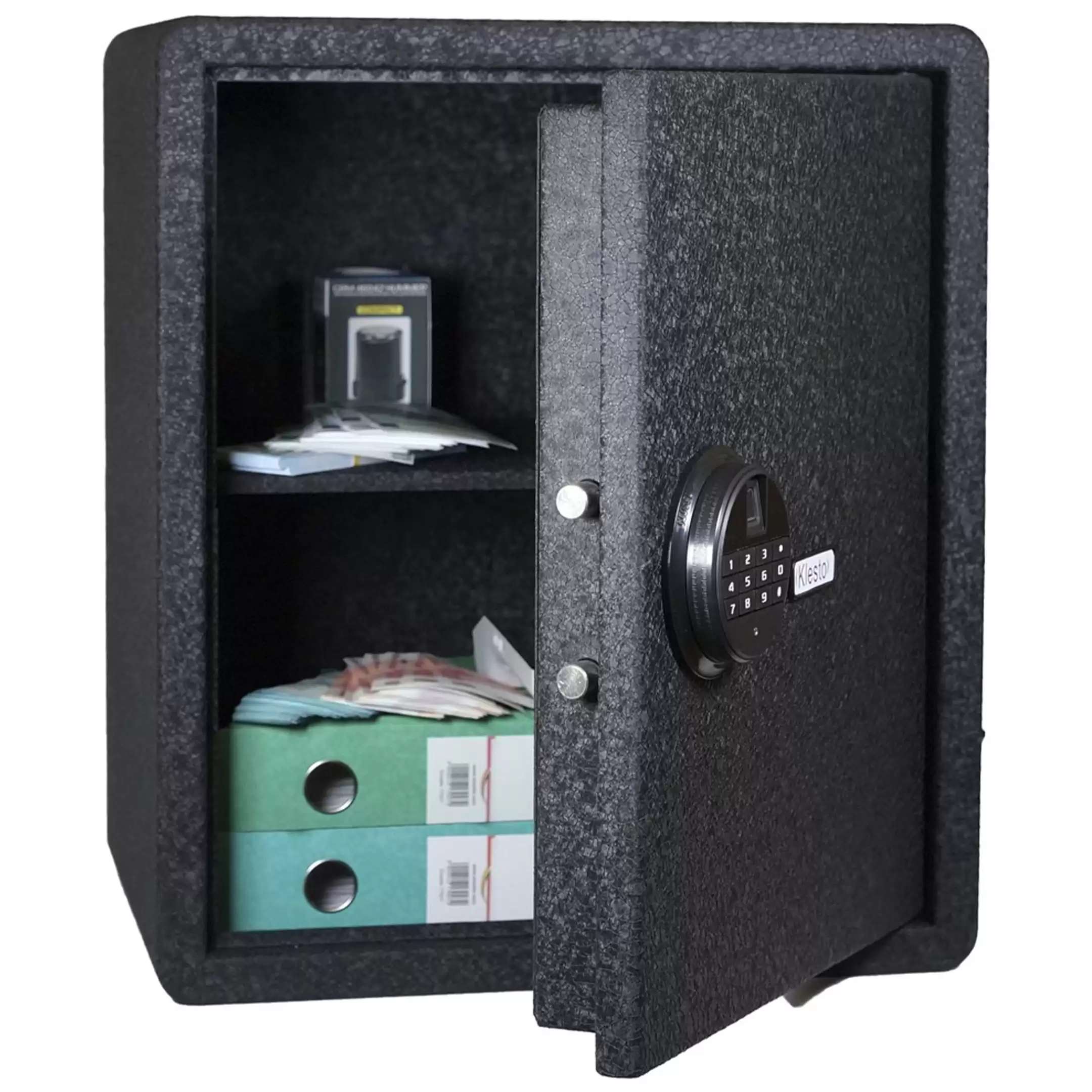 сейф с биометрическим замком klesto rs bio-50